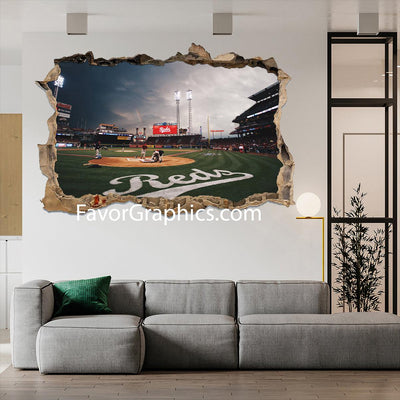 Cincinnati Reds Vinyl Wall Art Decal Sticker Poster Print Mural