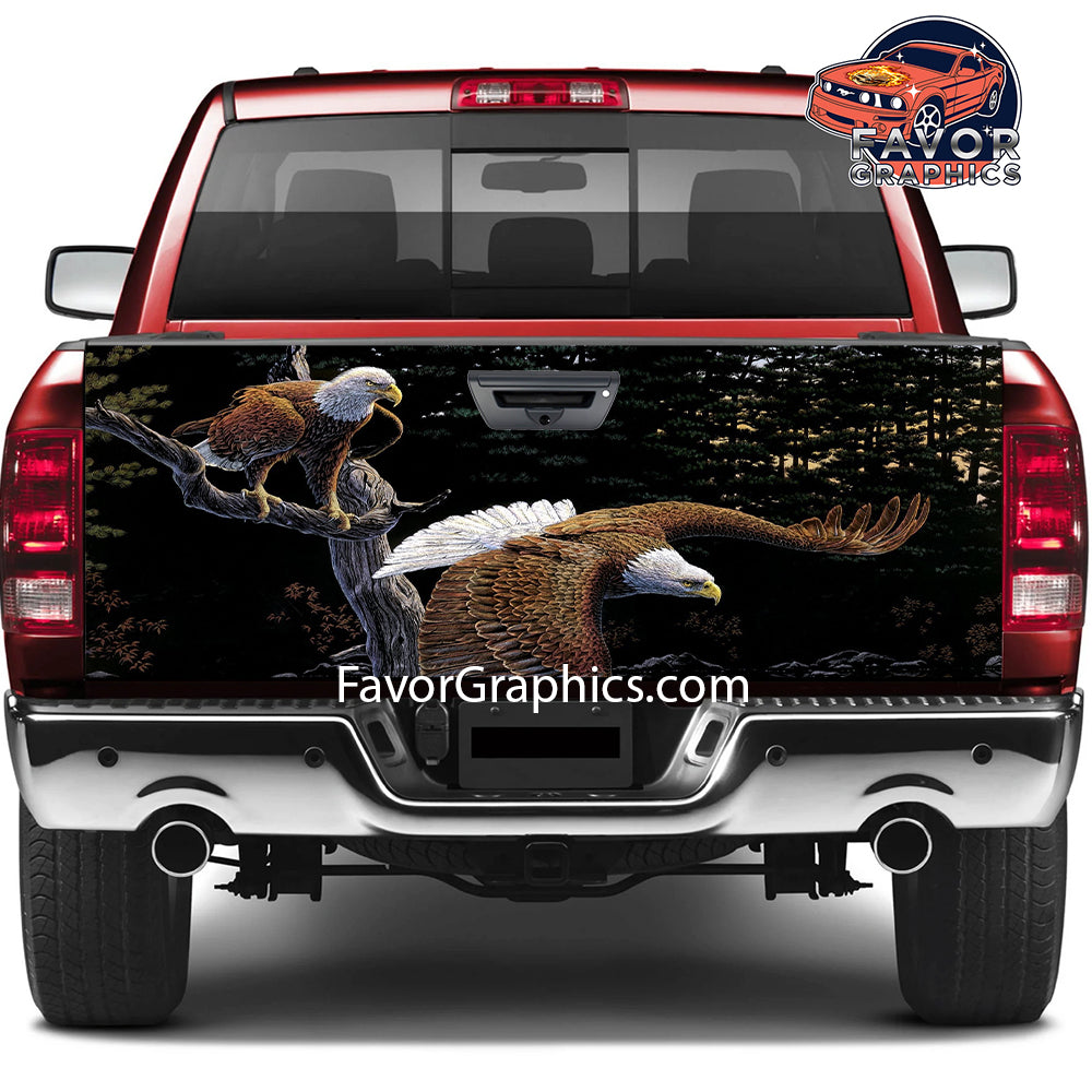 Bald Eagle Tailgate Wraps For Trucks SUV Vinyl Wrap