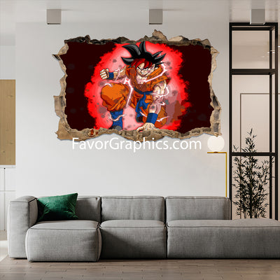 Goku Super Saiyan God Vinyl Wall Art Decal Sticker Poster Print Mural