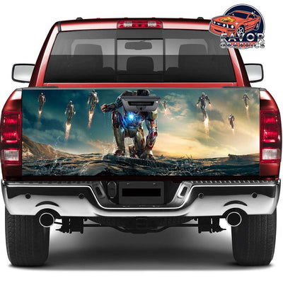 Iron Man Tailgate Wraps For Trucks SUV Vinyl Wrap