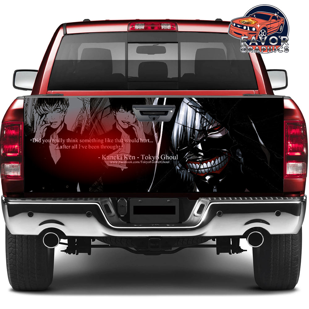 Kaneki Ken Tailgate Wraps For Trucks SUV Vinyl Wrap