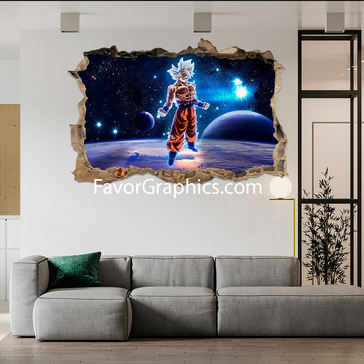 Ultra Instinct Goku Vinyl Wall Art Decal Sticker Poster Print Mural