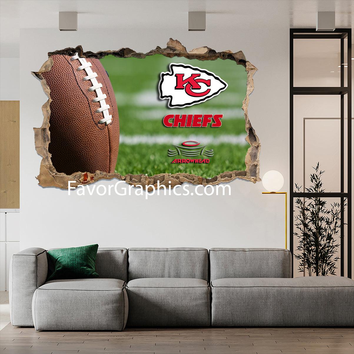 Kansas City Chiefs Vinyl Wall Art Decal Sticker Poster Print Mural