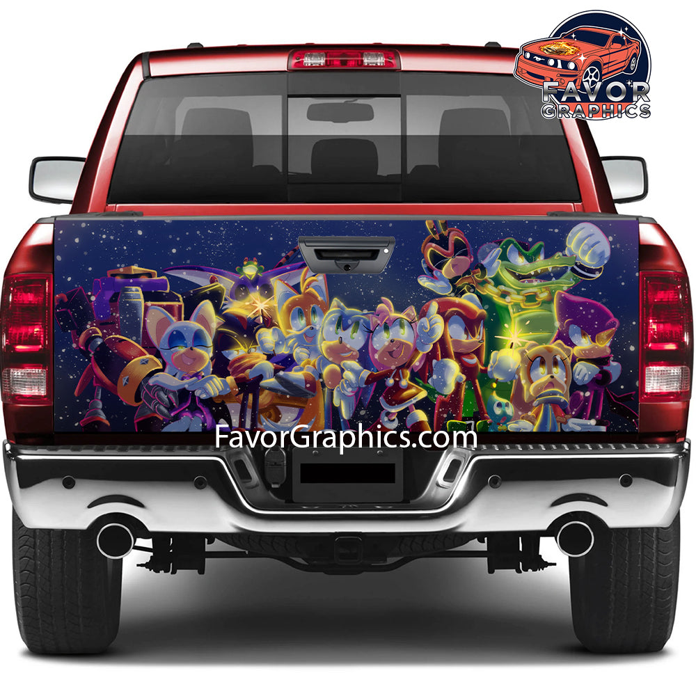 Sonic The Hedgehog Tailgate Wraps For Trucks SUV Vinyl Wrap