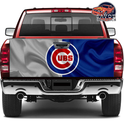 Chicago Cubs Tailgate Wraps For Trucks SUV Vinyl Wrap