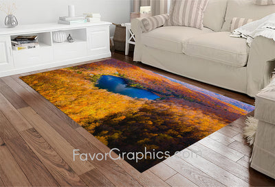 Autumm Forest Home Bedroom Decor Rug Carpet Mat