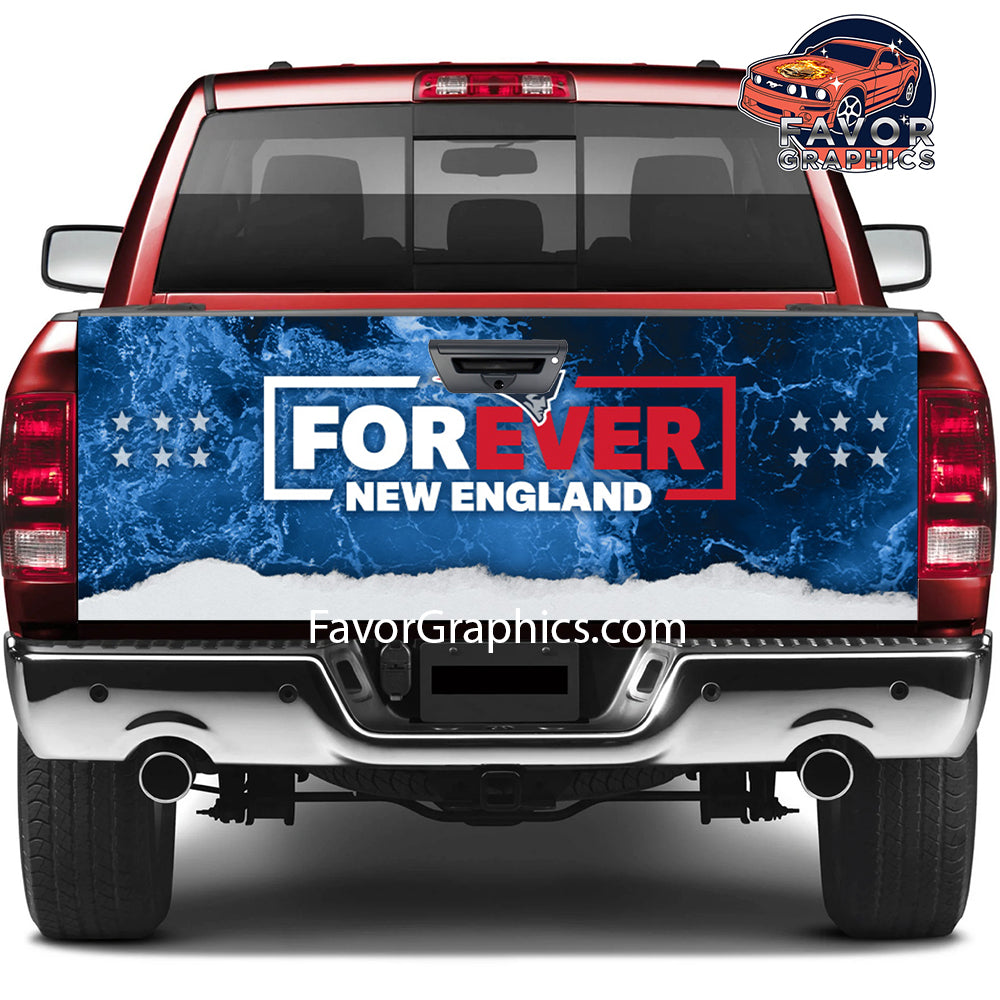 New England Patriots Tailgate Wraps For Trucks SUV Vinyl Wrap