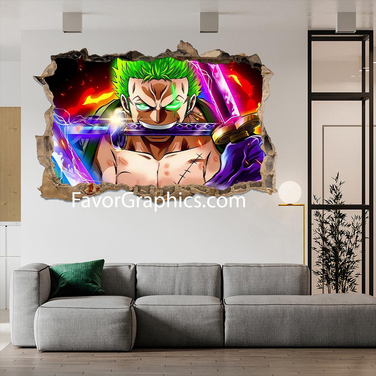 Roronoa Zoro Vinyl Wall Art Decal Sticker Poster Print Mural