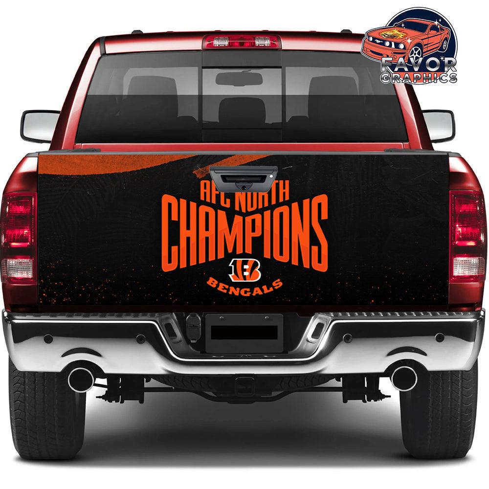 Cincinnati Bengals Tailgate Wraps For Trucks SUV Vinyl Wrap