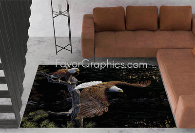 Bald Eagle Home Bedroom Decor Rug Carpet Mat