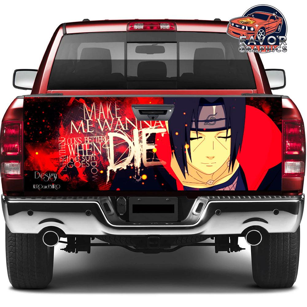 Itachi Uchiha Tailgate Wraps For Trucks SUV Vinyl Wrap