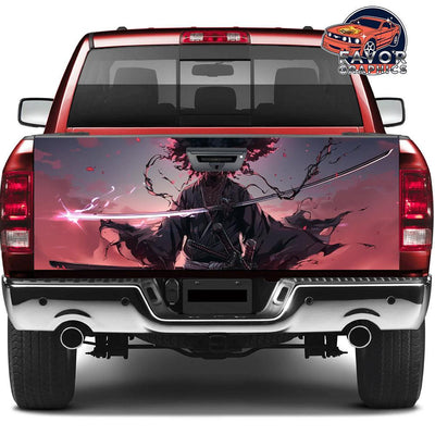 Afro Samurai Tailgate Wraps For Trucks SUV Vinyl Wrap