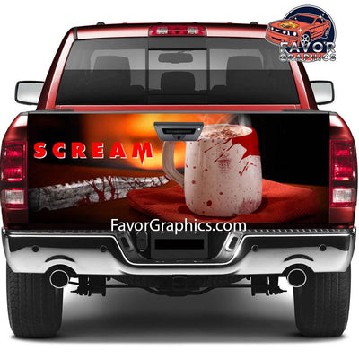 Scream Ghostface Tailgate Wraps For Trucks SUV Vinyl Wrap