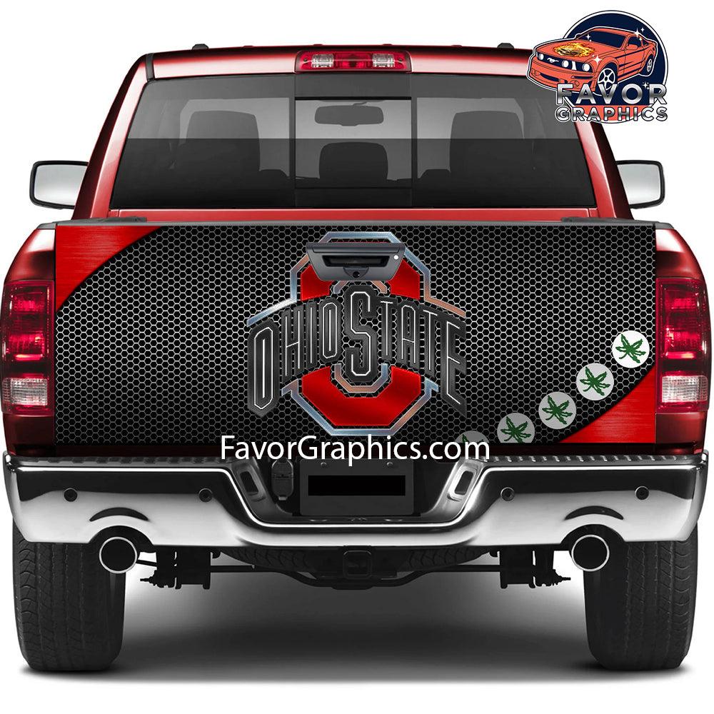 Ohio State Buckeyes Tailgate Wraps For Trucks SUV Vinyl Wrap