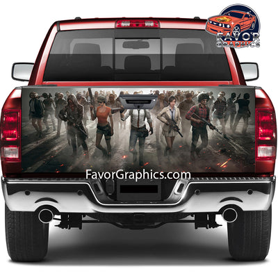 PUBG Tailgate Wraps For Trucks SUV Vinyl Wrap