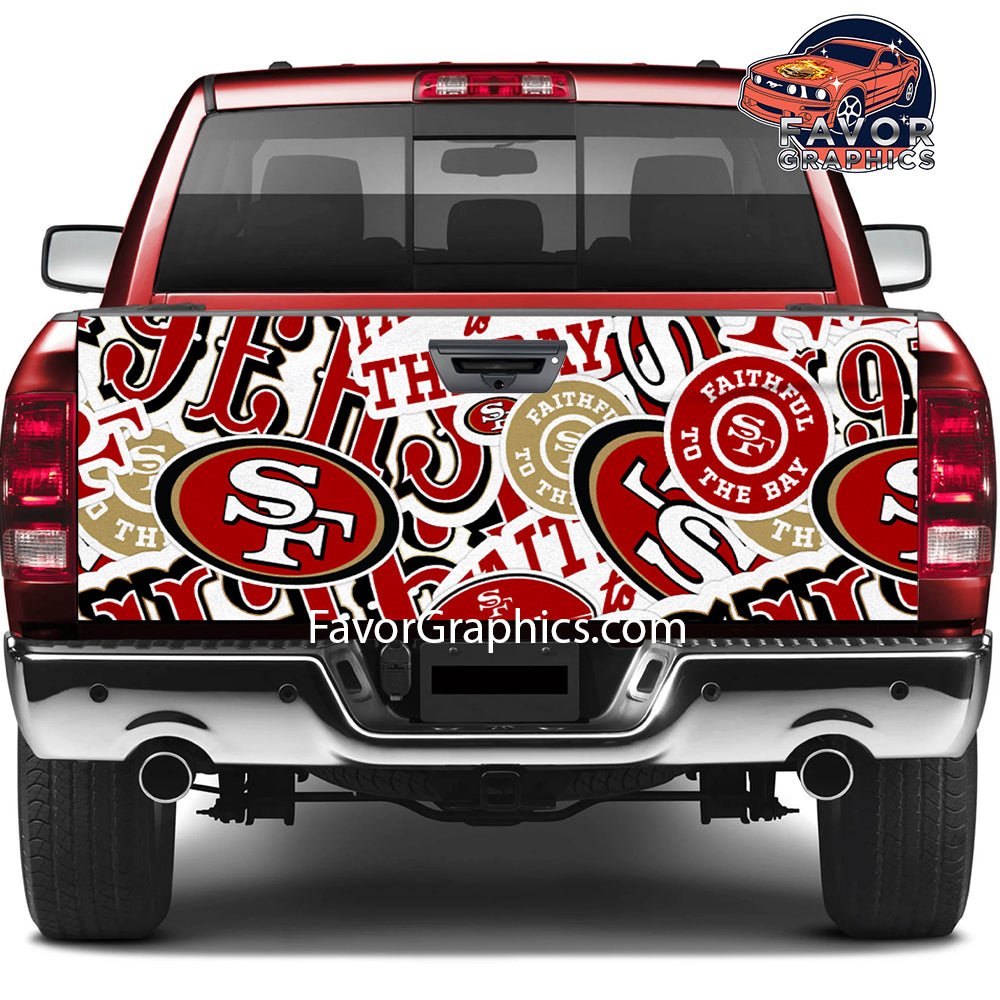 San Francisco 49ers  Tailgate Wraps For Trucks SUV Vinyl Wrap