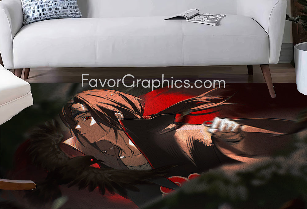 Itachi Uchiha Home Bedroom Decor Rug Carpet Mat