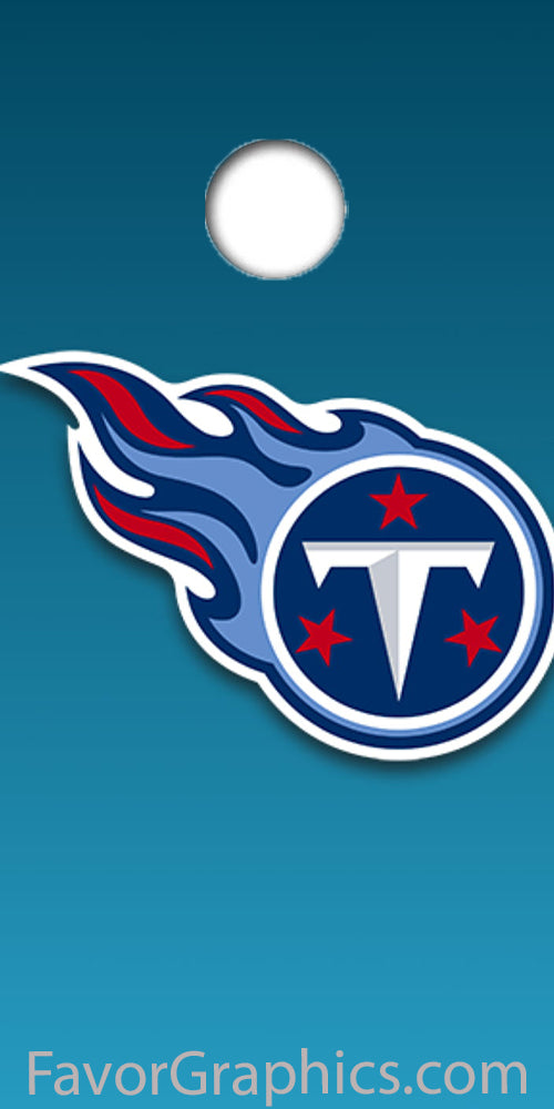 Tennessee Titans Cornhole Wood Board Skin Vinyl Wrap Decal Sticker