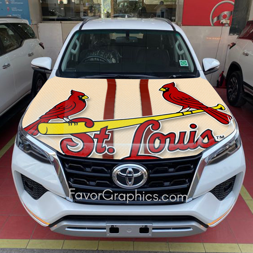 St. Louis Cardinals Itasha Car Vinyl Hood Wrap