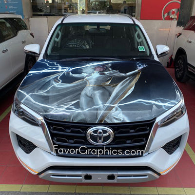 X-Men's Storm Ororo Munroe Itasha Car Vinyl Hood Wrap