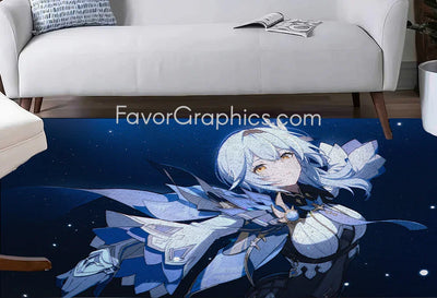 Eula (Genshin impact) Home Bedroom Decor Rug Carpet Mat