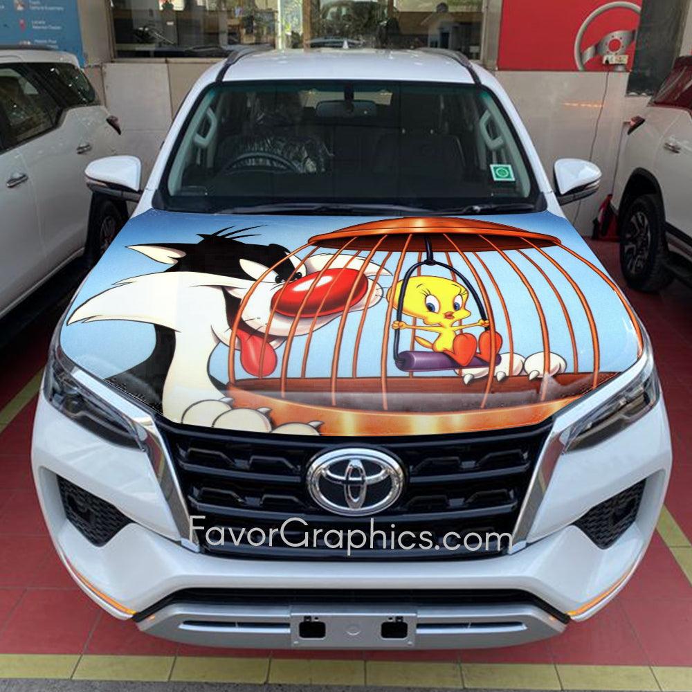 Sylvester the Cat Itasha Car Vinyl Hood Wrap Decal Sticker