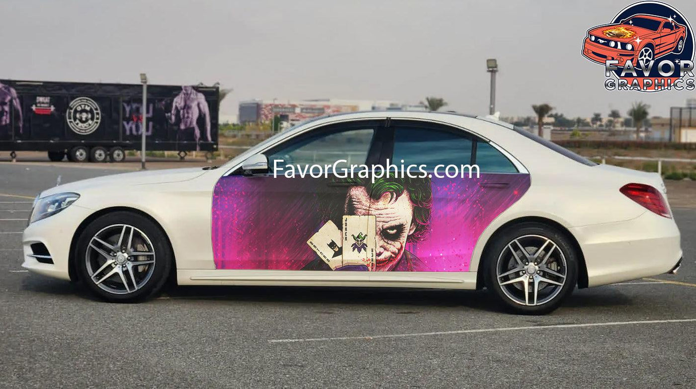 Joker Car Door Vinyl Wrap Decal Sticker