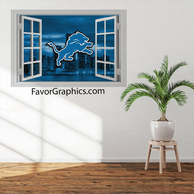 Detroit Lions Vinyl Wall Art Decal Sticker Poster Print Mural