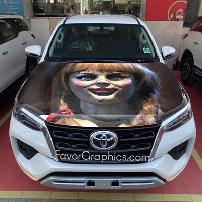 Annabelle Itasha Car Vinyl Hood Wrap Decal Sticker