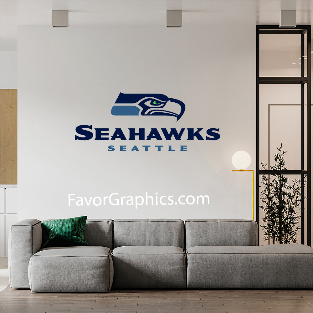 Seattle Seahawks Home Room Wall Vinyl Decal Sticker Mural Poster