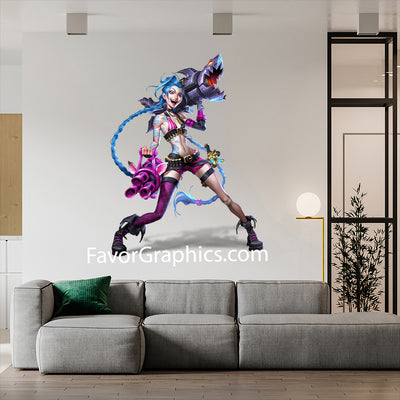 JInx League Of Legends Home Room Wall Vinyl Decal Sticker Mural Poster