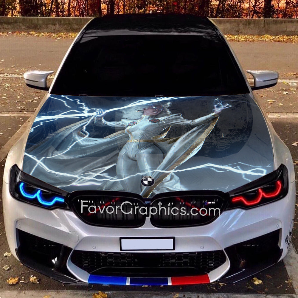 X-Men's Storm Ororo Munroe Itasha Car Vinyl Hood Wrap