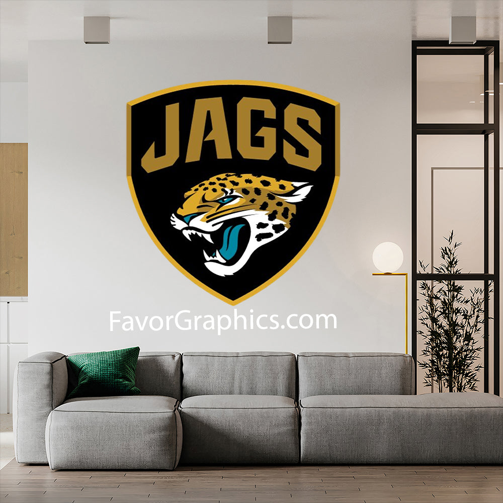 Jacksonville Jaguars Home Room Wall Vinyl Decal Sticker Mural Poster