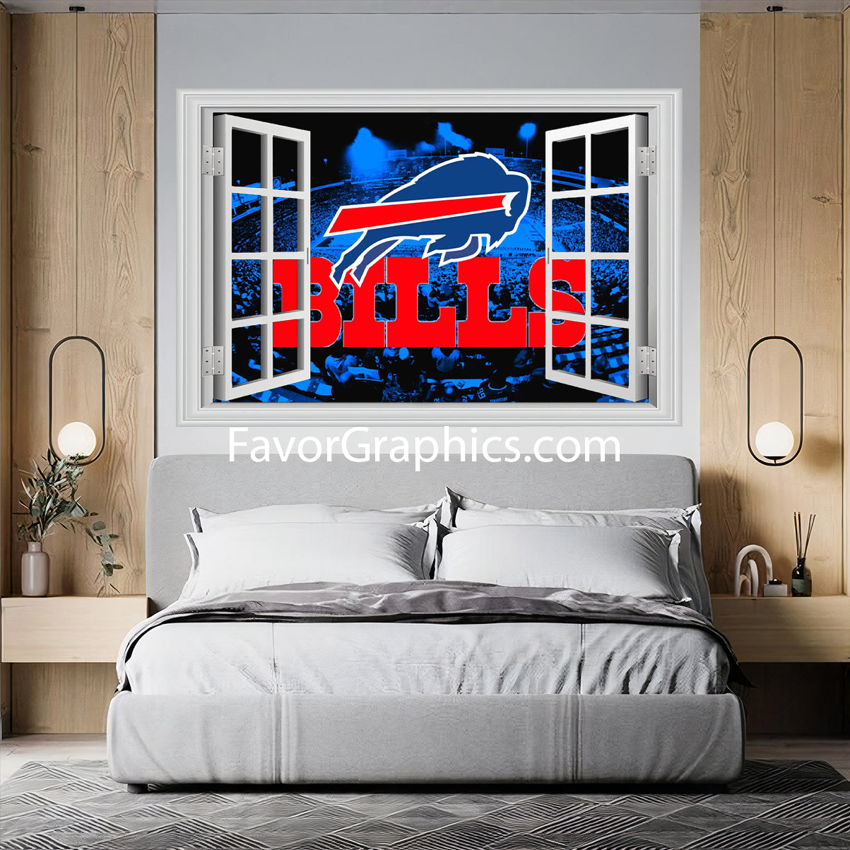 Buffalo Bills Vinyl Wall Art Decal Sticker Poster Print Mural