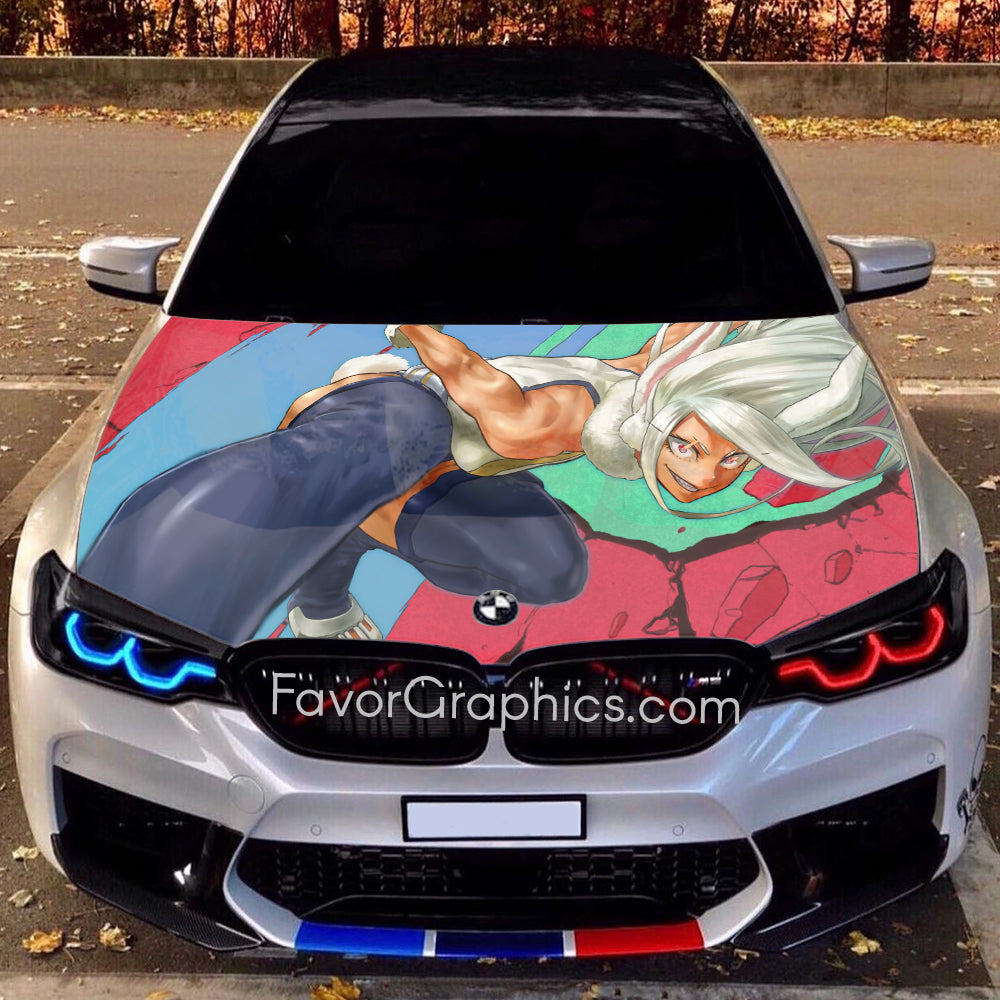 Mirko My Hero Academia Itasha Car Vinyl Hood Wrap Decal Sticker