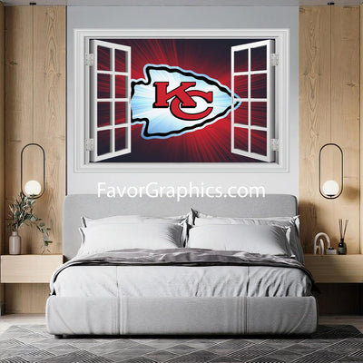 Kansas City Chiefs Vinyl Wall Art Decal Sticker Poster Print Mural