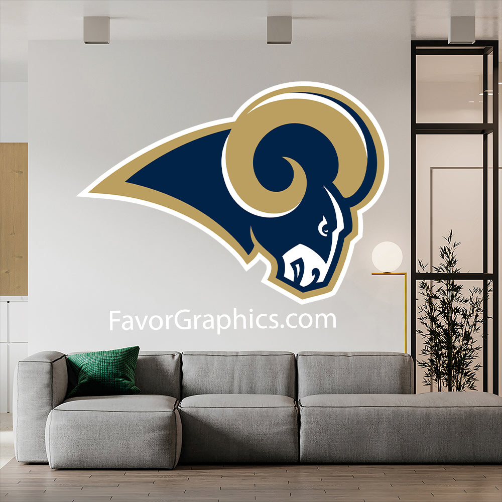 Los Angeles Rams Home Room Wall Vinyl Decal Sticker Mural Poster