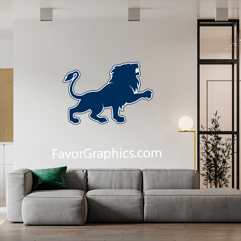 Detroit Lions Home Room Wall Vinyl Decal Sticker Mural Poster