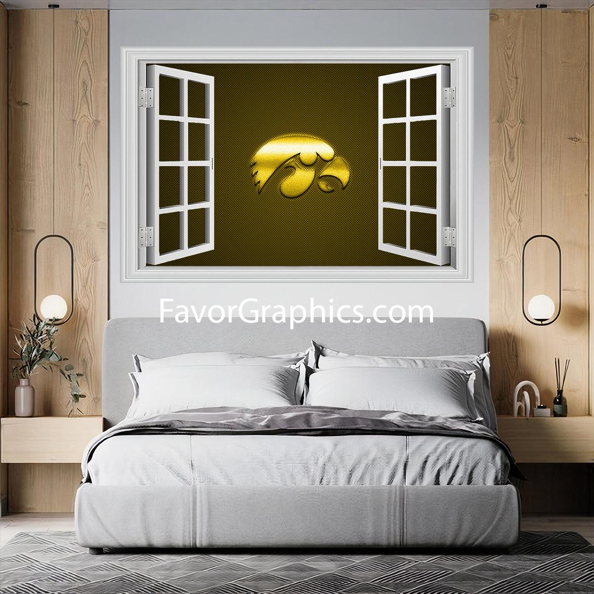 Iowa Hawkeyes Vinyl Wall Art Decal Sticker Poster Print Mural