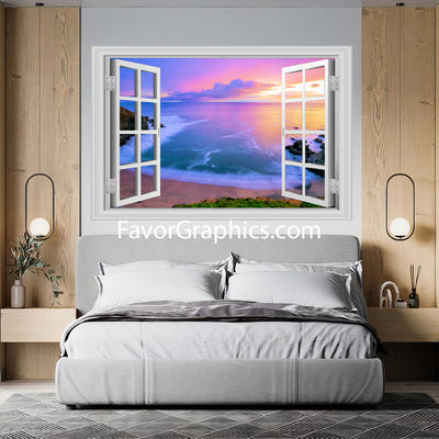 Beach Vinyl Wall Art Decal Sticker Poster Print Mural