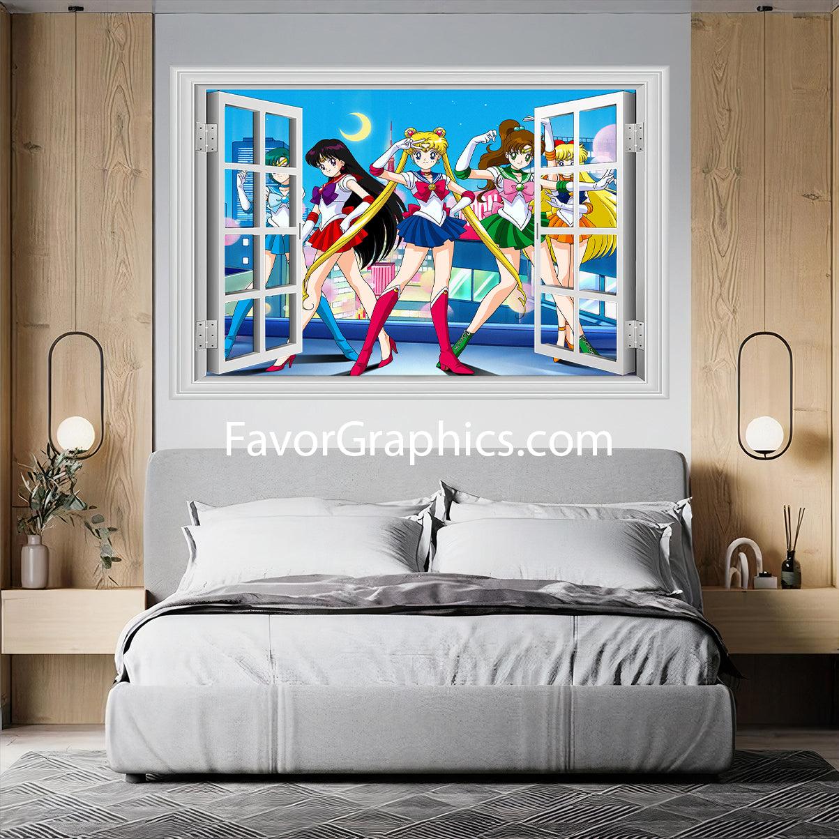 Sailor Moon Vinyl Wall Art Decal Sticker Poster Print Mural