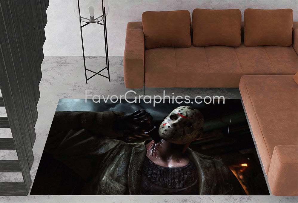 Jason Voorhees Home Bedroom Decor Rug Carpet Mat