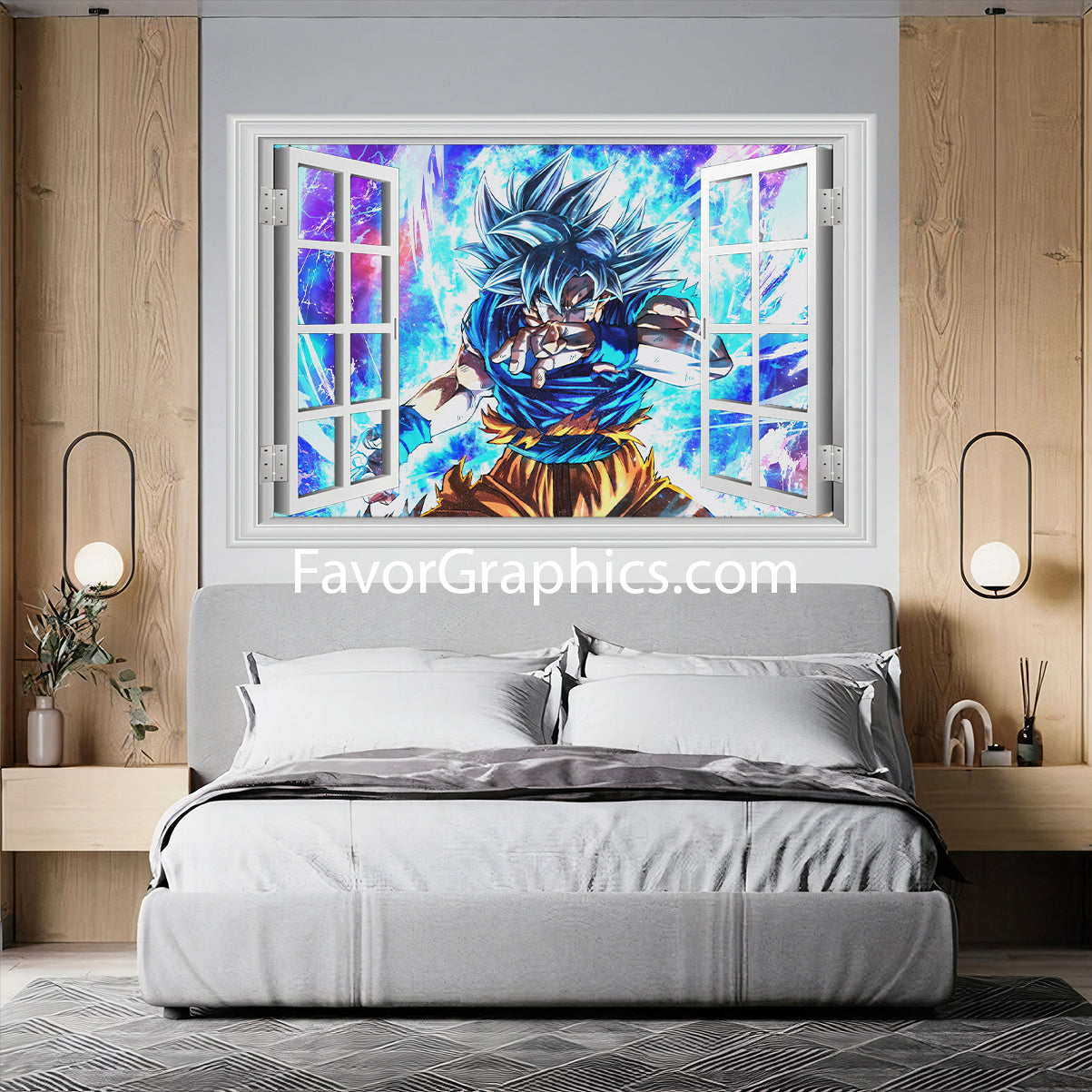 Ultra Instinct Goku Vinyl Wall Art Decal Sticker Poster Print Mural