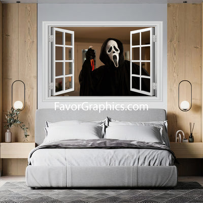 Scream Ghostface Vinyl Wall Art Decal Sticker Poster Print Mural