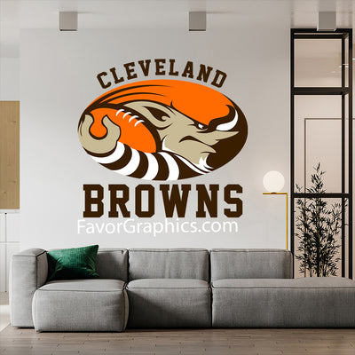 Cleveland Browns Home Room Wall Vinyl Decal Sticker Mural Poster