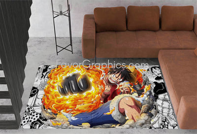 Monkey D. Luffy Home Bedroom Decor Rug Carpet Mat