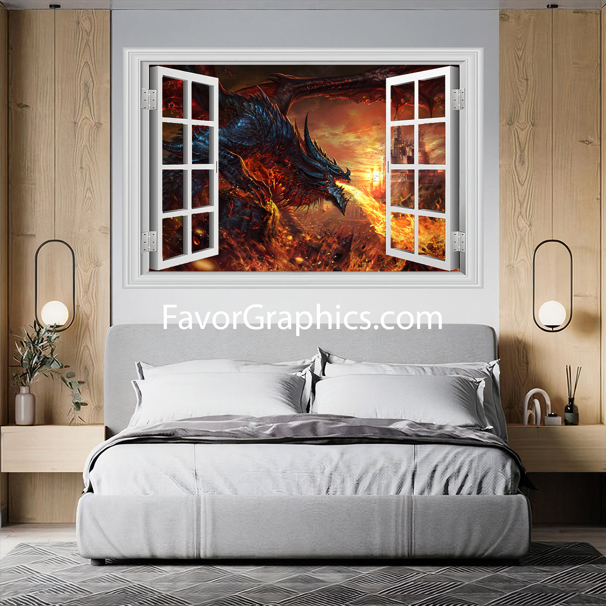 Dragon Vinyl Wall Art Decal Sticker Poster Print Mural