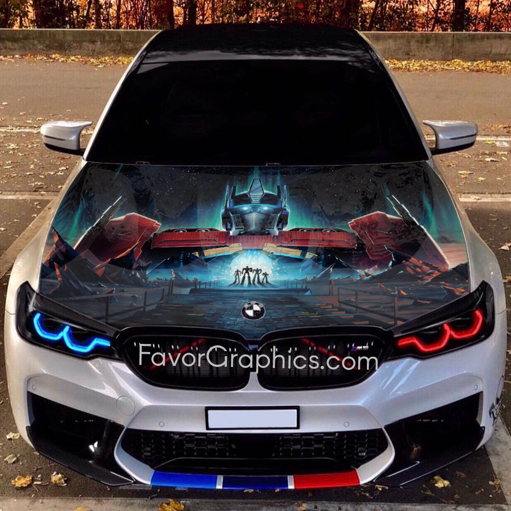 Transformers One Itasha Car Vinyl Hood Wrap Decal Sticker