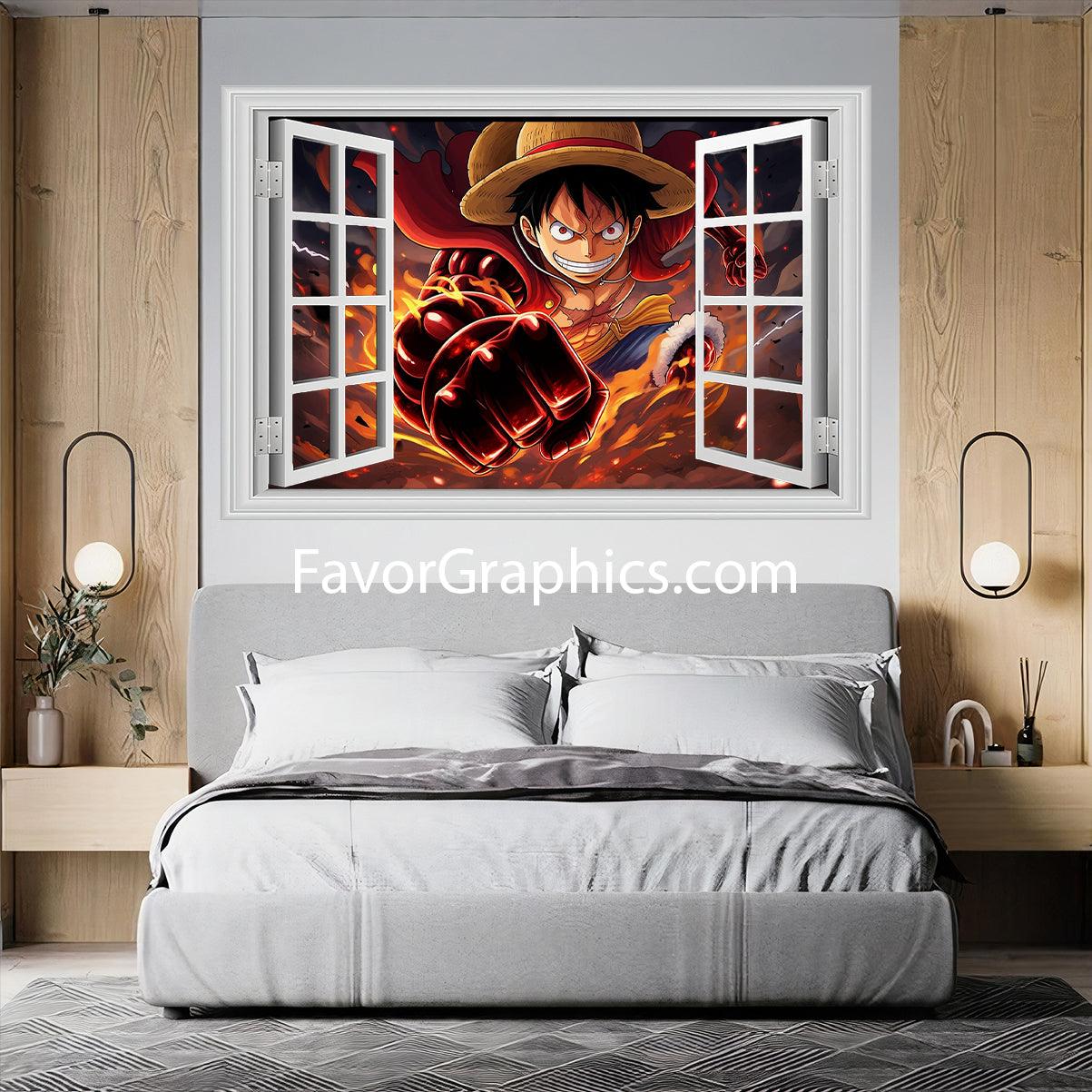 Monkey D. Luffy Vinyl Wall Art Decal Sticker Poster Print Mural