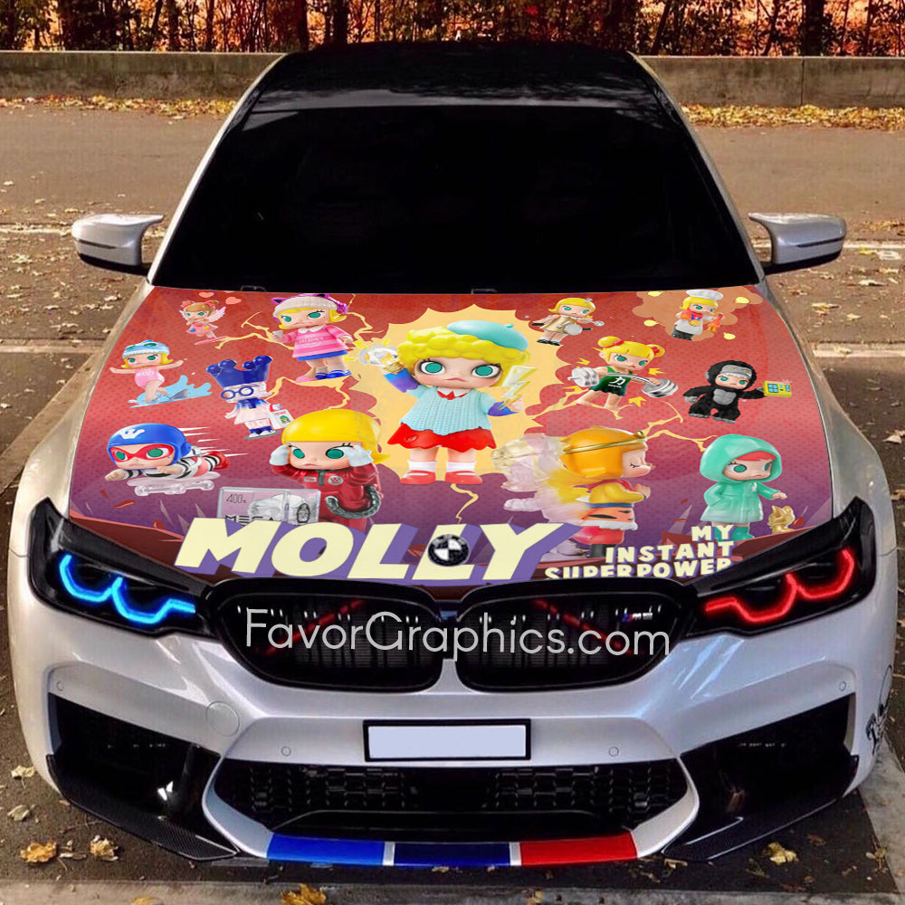 Molly Itasha Car Vinyl Hood Wrap Decal Sticker